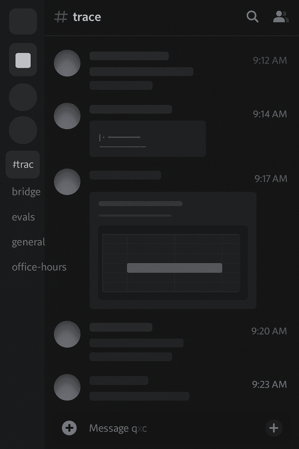 Discord channel preview
